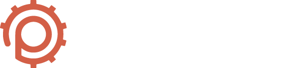 Orange gear with circular arrow inside symbolizing progress or machinery.